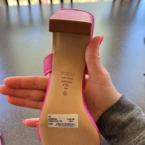 NWT Schutz pink heels. Size 6.5. New with tags. - Picture 7 of 8